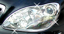 Chrome Headlight Trim S-Class 1999-2002 
